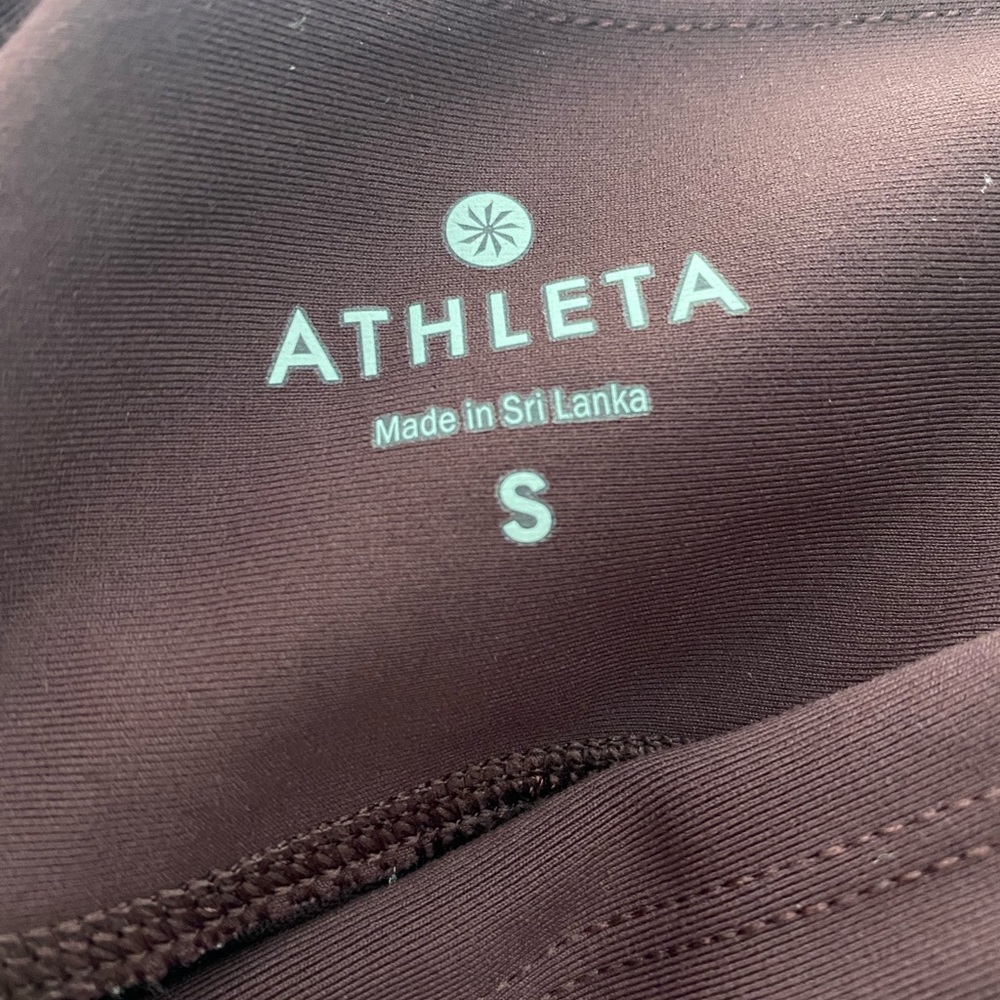 Athleta Leggings- Small/Maroon